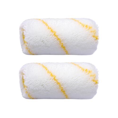 RICAMBIO RULLINO RIGA GIALLA  10 CM - CONF. 2 PZ