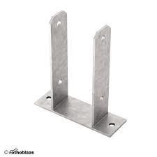 PORTAPILASTRO A STAFFA U 120X50