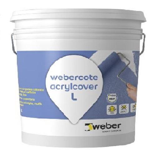 WEBER.COTE ACRYLCOVER L BC 14 LT - COL.BIANCO
