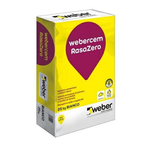 WEBER.CEM RASAZERO BIANCO 25 KG
